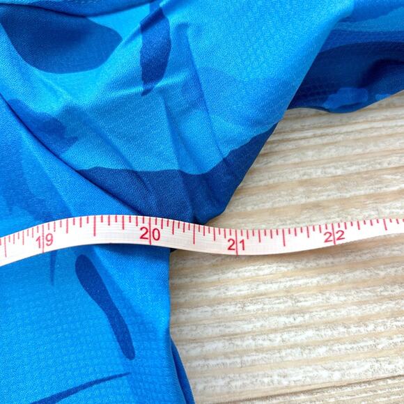 New Scales Full Zip Performance Fishing Sport Jacket | Blue Camo Size‎ Small - Picture 5 of 6